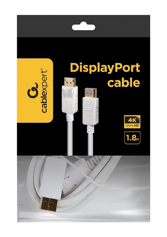 DisplayPort-DisplayPort kábel 1,8m 4K Gembird CC-DP2-6-W