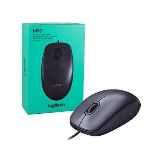 Logitech M90 USB szürke optikai egér